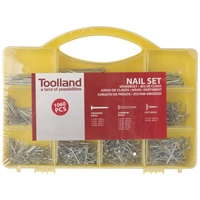 Toolland HAS13 Nägel-Sortiment Inhalt 1060 St.